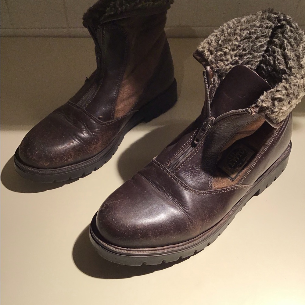 Leather vintage boots